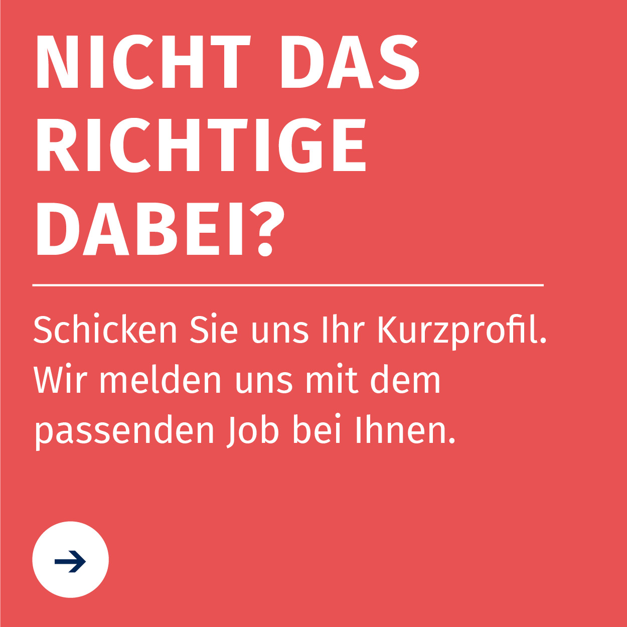 W.I.S. Sicherheit- Karriere Initiativbewerbung