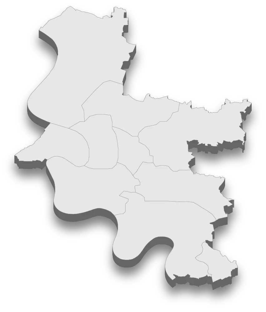 Düsseldorf Stadtplan Bezirke | Einsatzgebiete W.I.S. Sicherheit