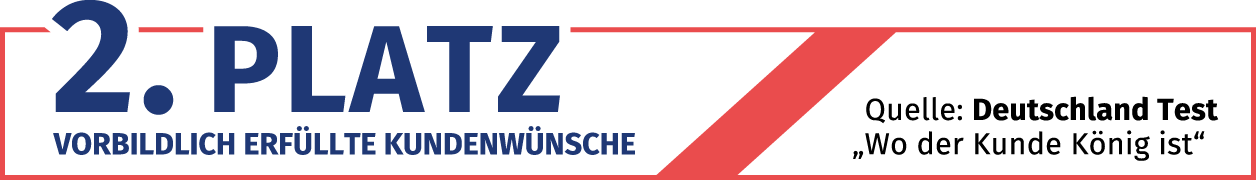 W.I.S. Sicherheit | 2. Platz Kundenzufriendenheit Deutschland Test 2025 – Siegel